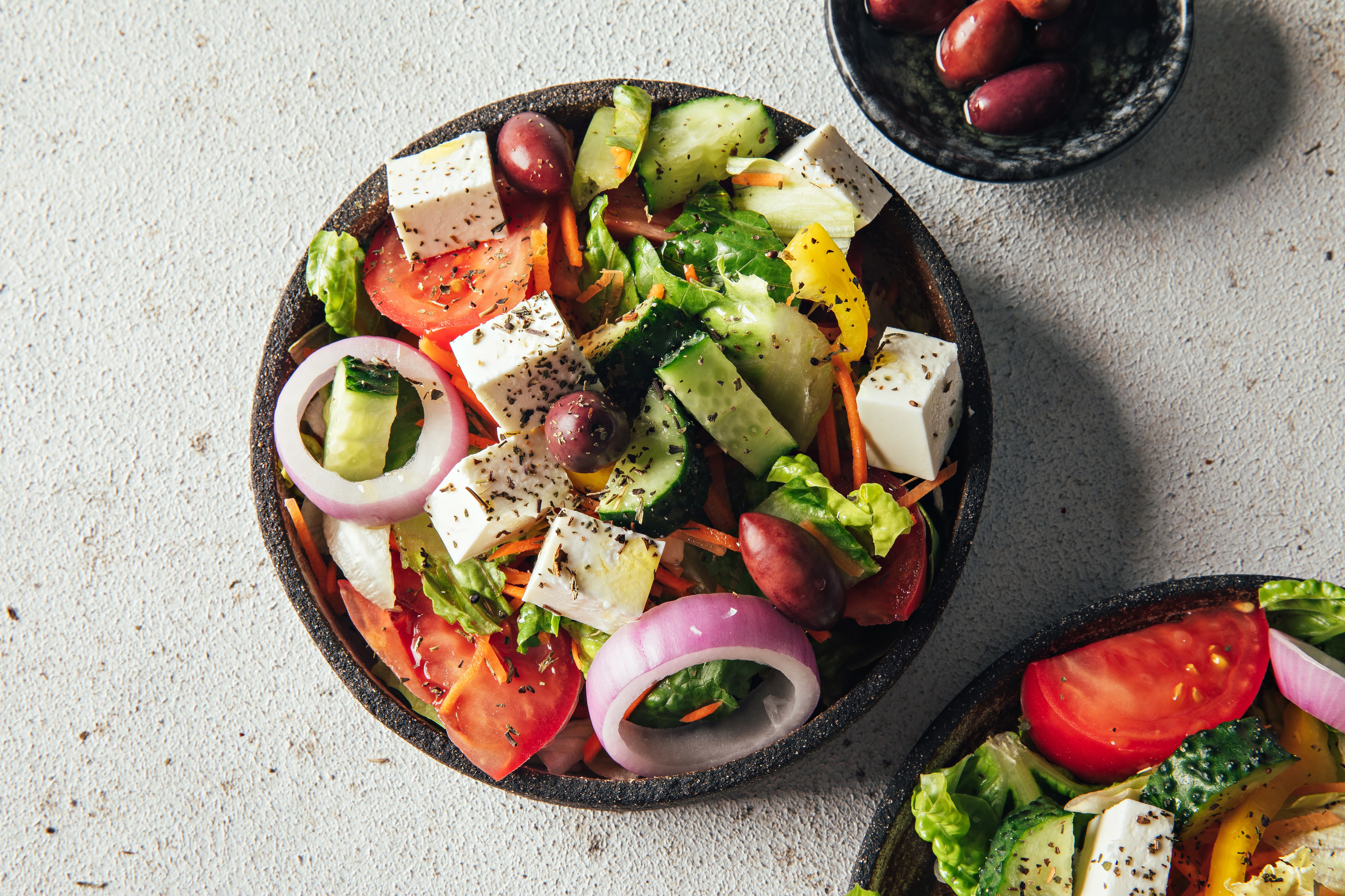 10 рецептов греческий салат с брынзой